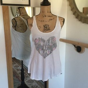 BOGO Wild at heart racer back tank